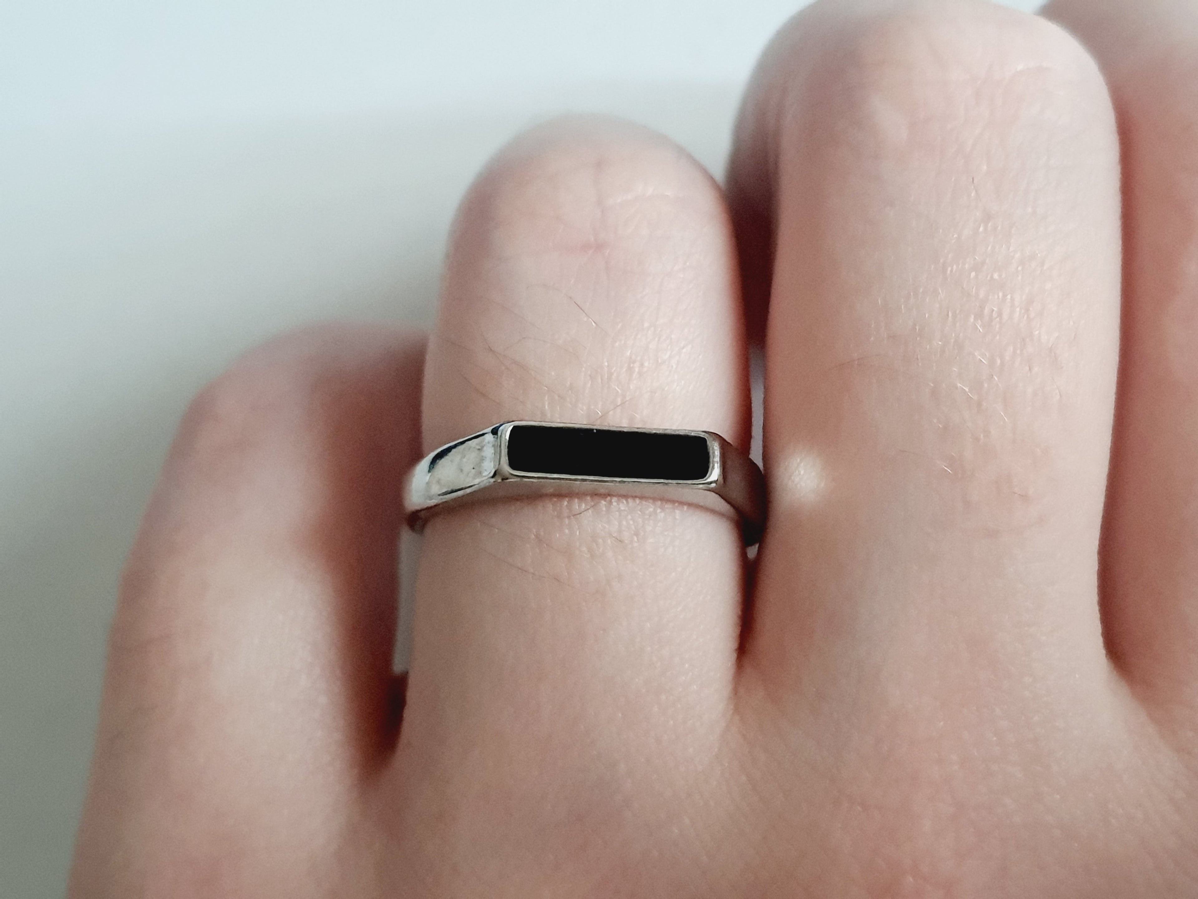 Beautiful 18mm stainless steel ring