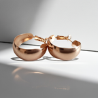 Eleganckie koła w stylu minimalistycznym 2,5cm, stal nierdzewna, stal chirurgiczna, modern vibe, prostota i elegancja