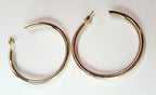 Gold twisted earrings 1.8 cm – a delicate form with character