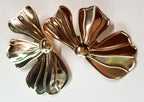 Gold twisted earrings 1.8 cm – a delicate form with character