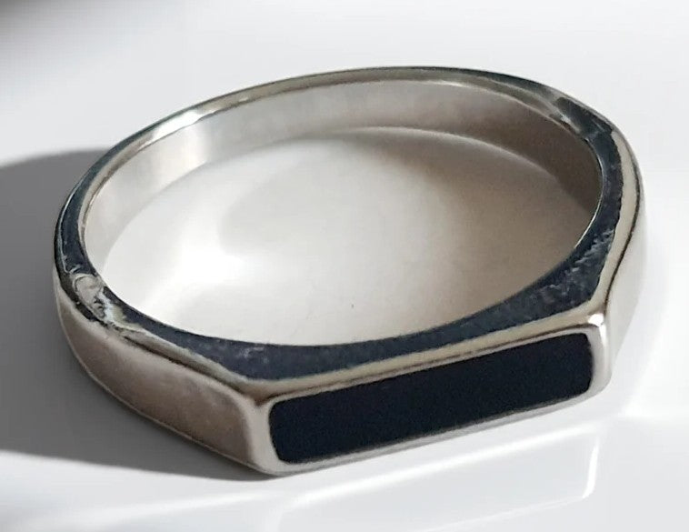 Beautiful 18mm stainless steel ring