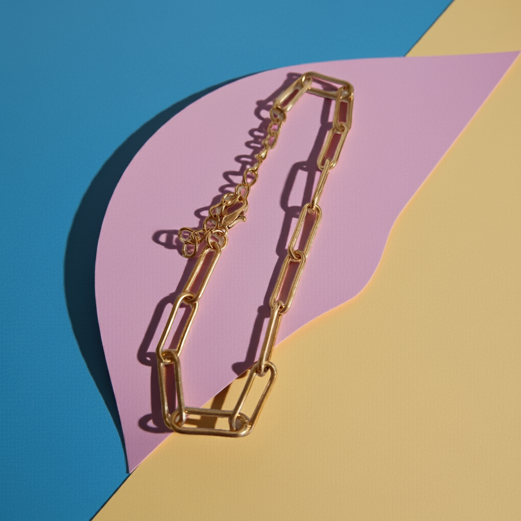 Minimalistyczna bransoletka z geometrycznych elementów STAL NIERDZEWNA, STAL CHIRURGICZNA. ROUGEBIZU