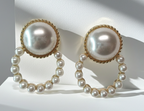 Gold twisted earrings 1.8 cm – a delicate form with character