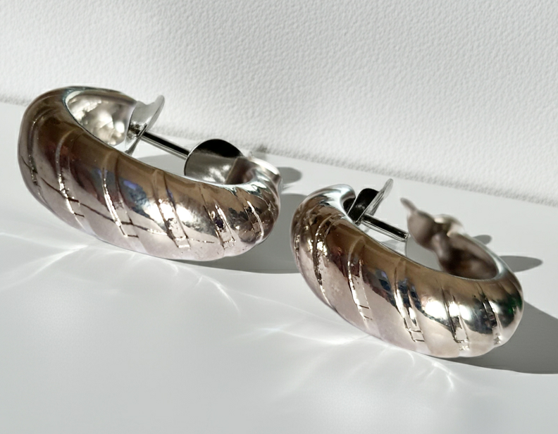 Elegant Silver Earrings