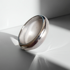 Beautiful 18mm stainless steel ring