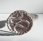 Beautiful 18mm stainless steel ring