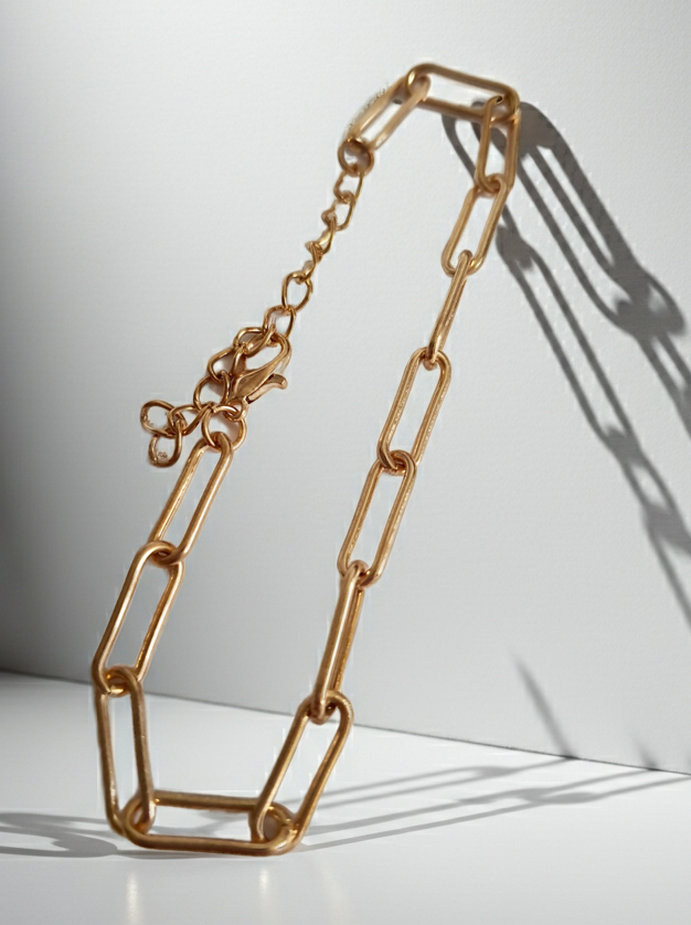 Minimalistyczna bransoletka z geometrycznych elementów STAL NIERDZEWNA, STAL CHIRURGICZNA. ROUGEBIZU